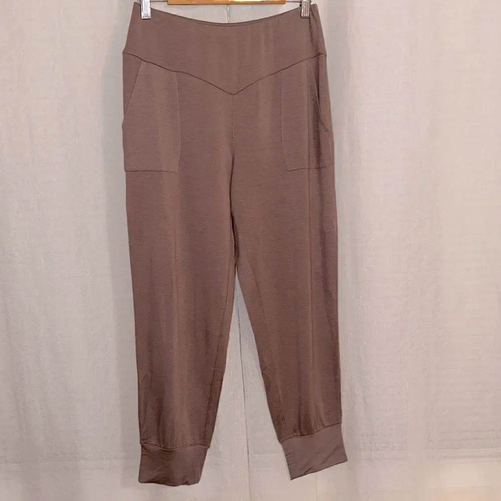 ALL WORTHY MP Tan Knit French Terry Cloth Interior Joggers